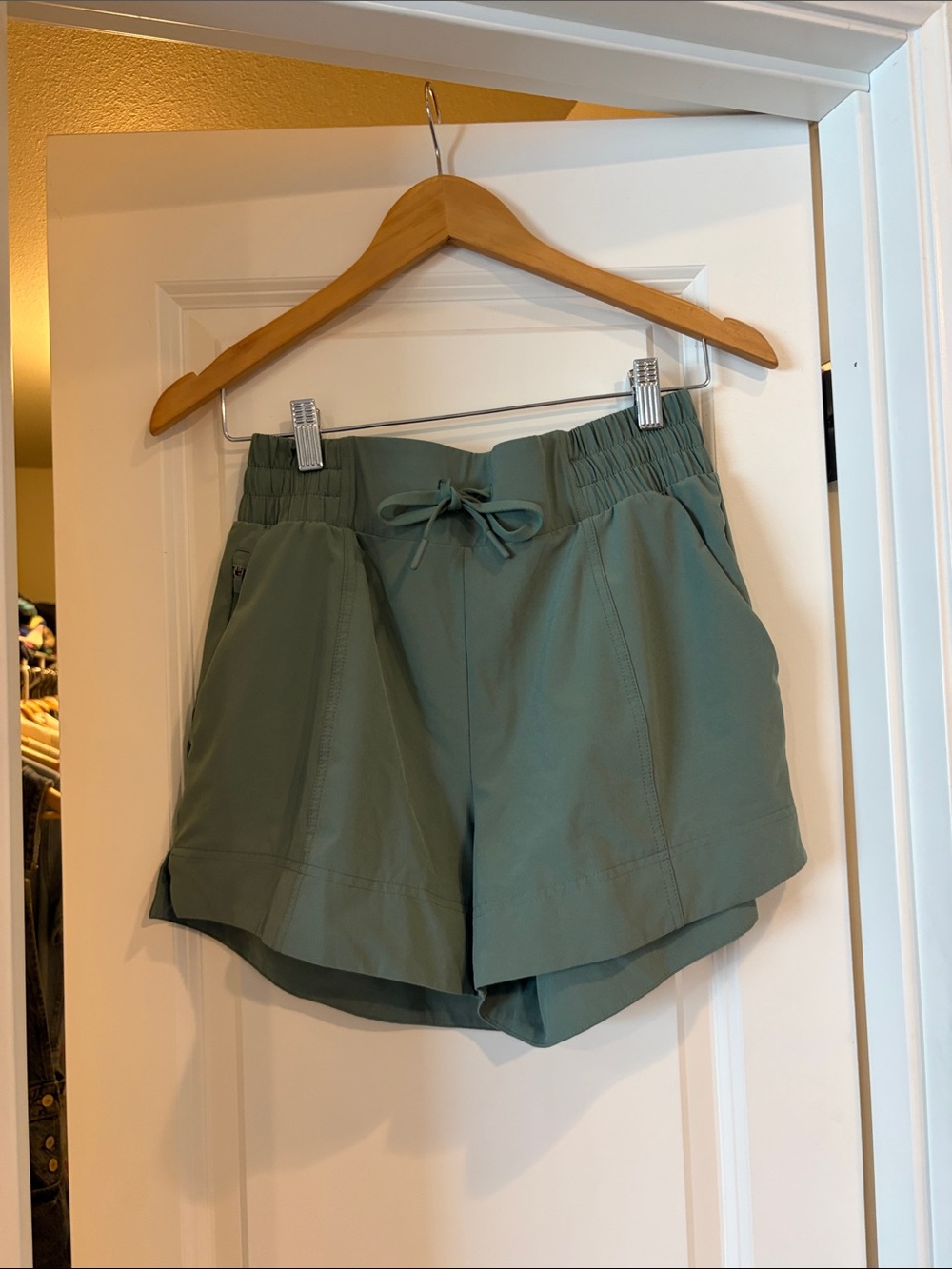 Target Women’s Olive Athletic high waisted shorts